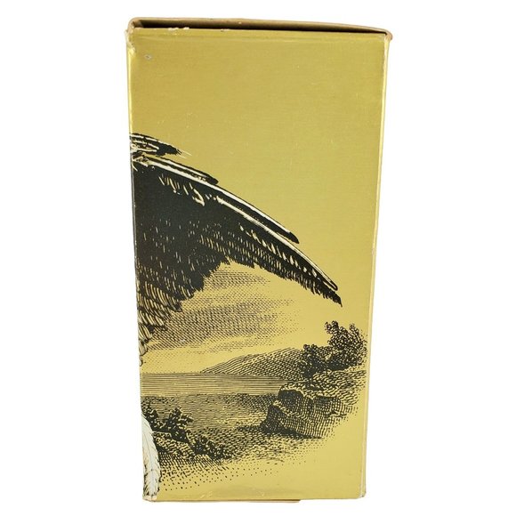 AVON VTG American Eagle Glass Decanter Windjammer After Shave Boxed 5oz Full NOS - Picture 8 of 12